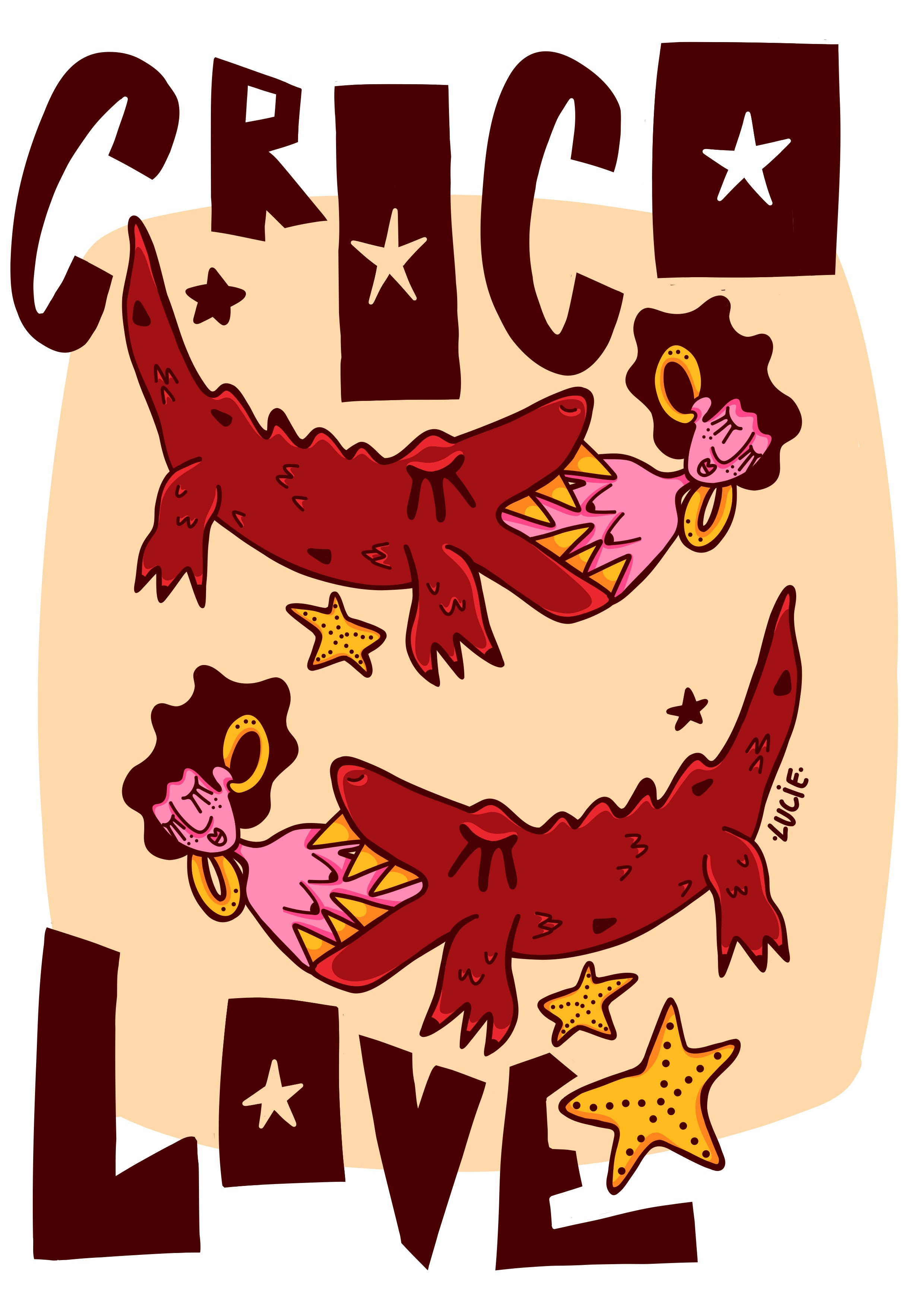 Affiche A3 - Croco Love