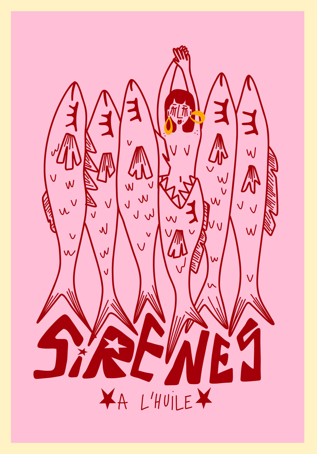Affiche A3 - Sirène à l'huile