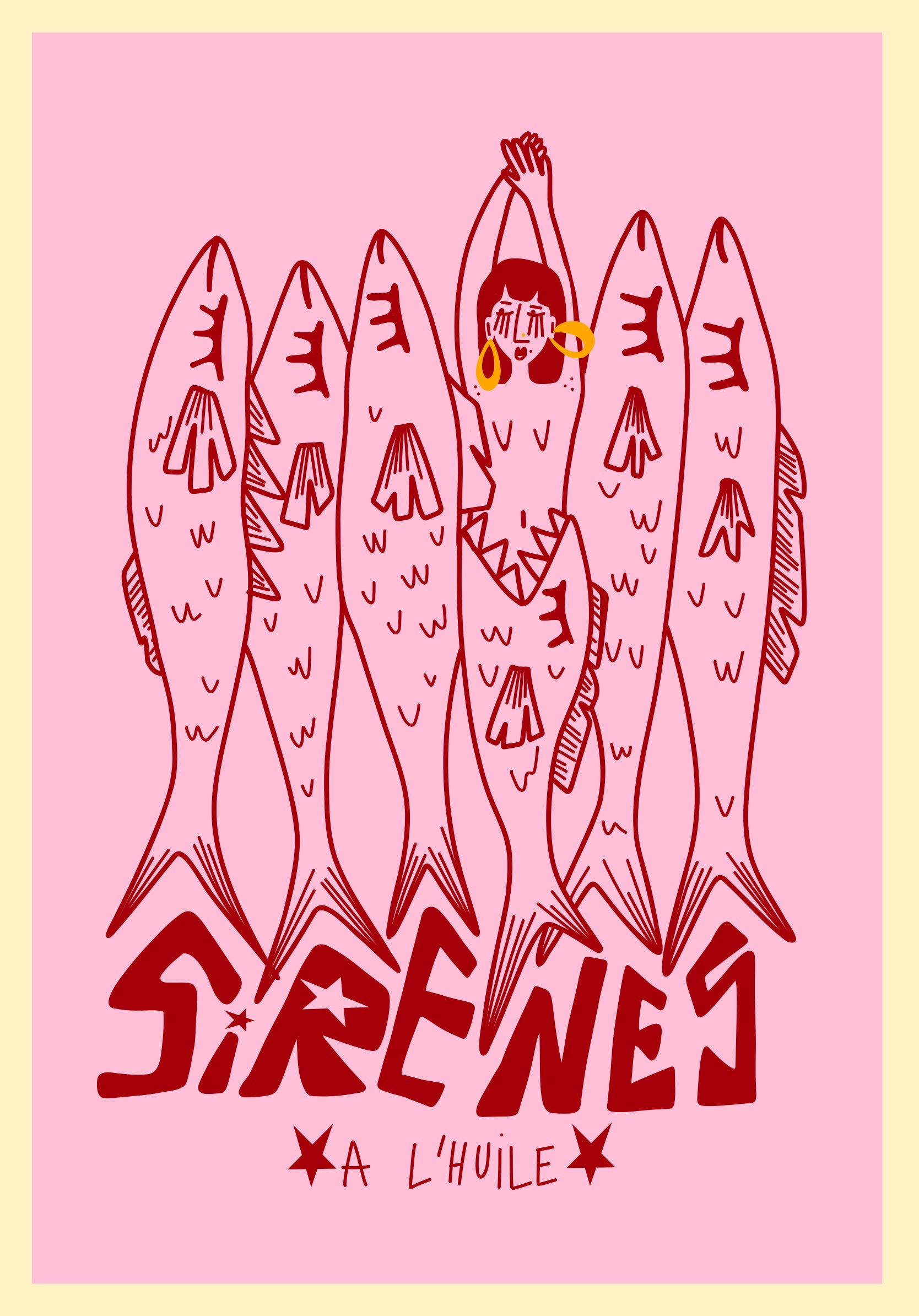 Affiche A3 - Sirène à l'huile