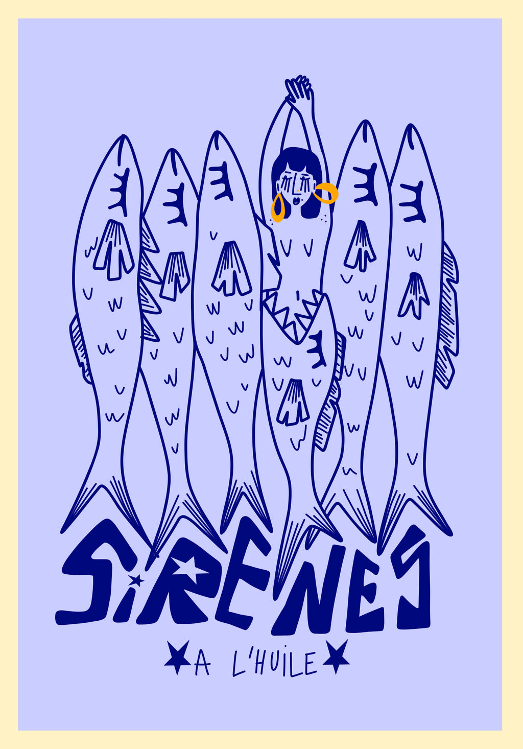 Affiche A3 - Sirène à l'huile