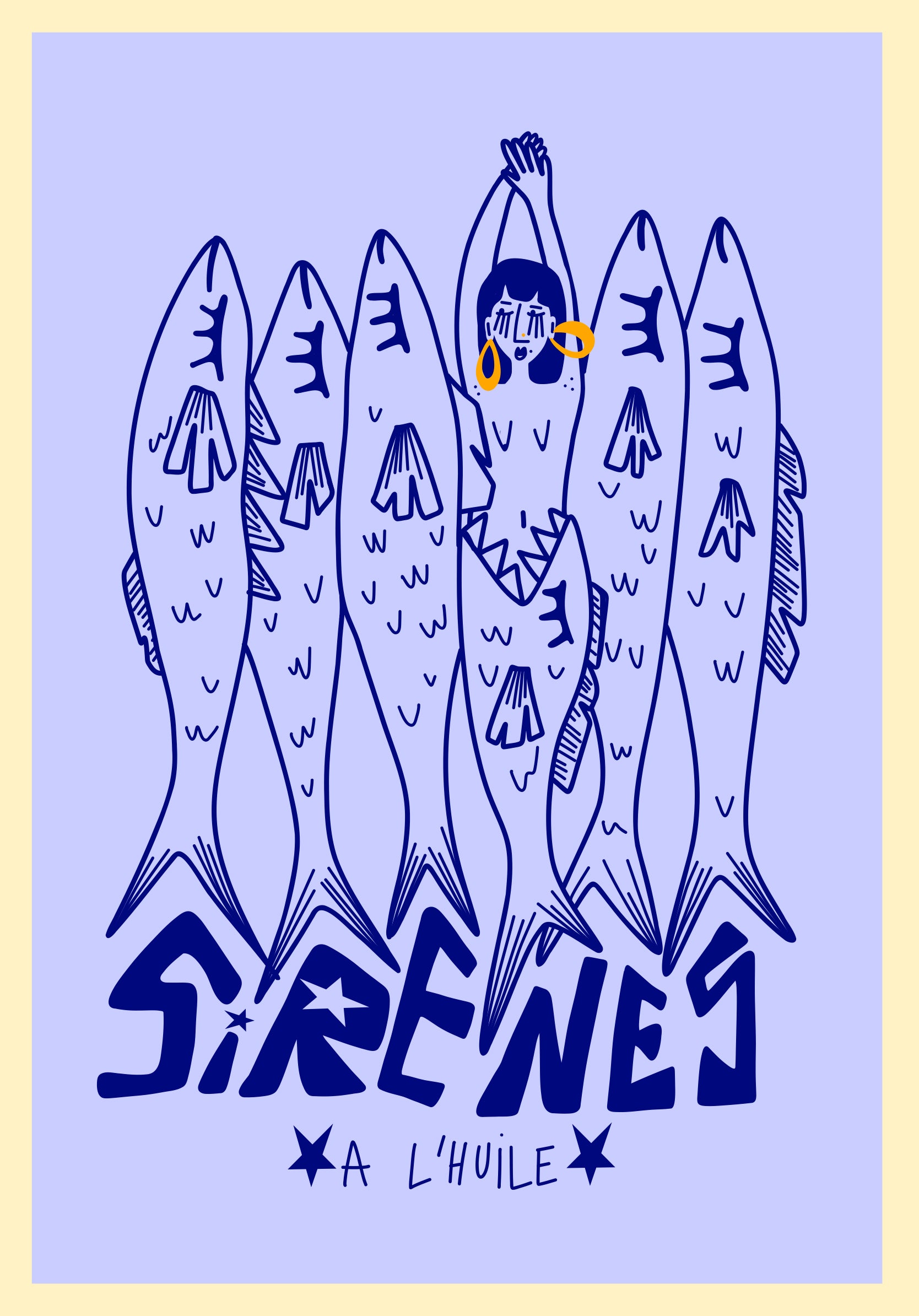 Affiche A3 - Sirène à l'huile